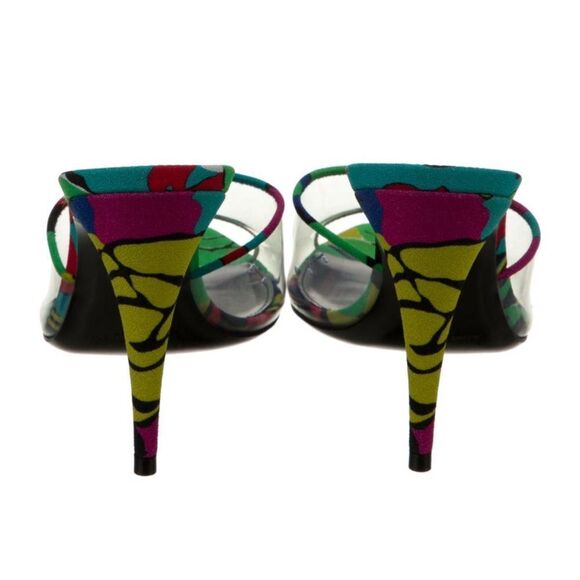 Saint Laurent printed PVC Heels - Picture 4 of 5